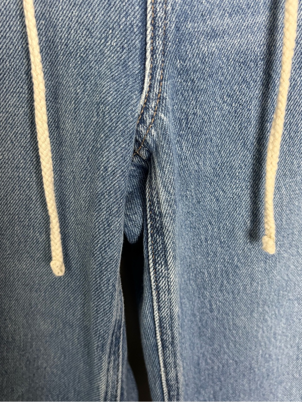 PAIGE Zoey Denim Wide-Leg Drawstring High Rise Relaxed Fit Jeans  Size 29 - Picture 13 of 17